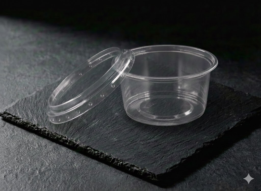 120x60 mm Yuvarlak kap 500 cc